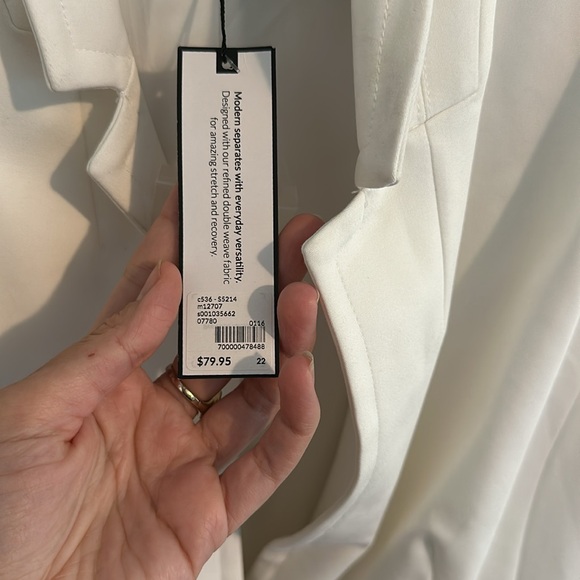 NWT Lane Bryant white blazer size 22 - Picture 5 of 5